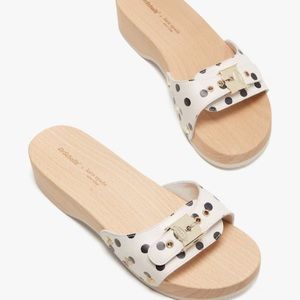 Dr. Scholl's X Kate Spade New York Polka Dot Suede Slide Sandal